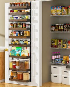 wooden pantry door organizer