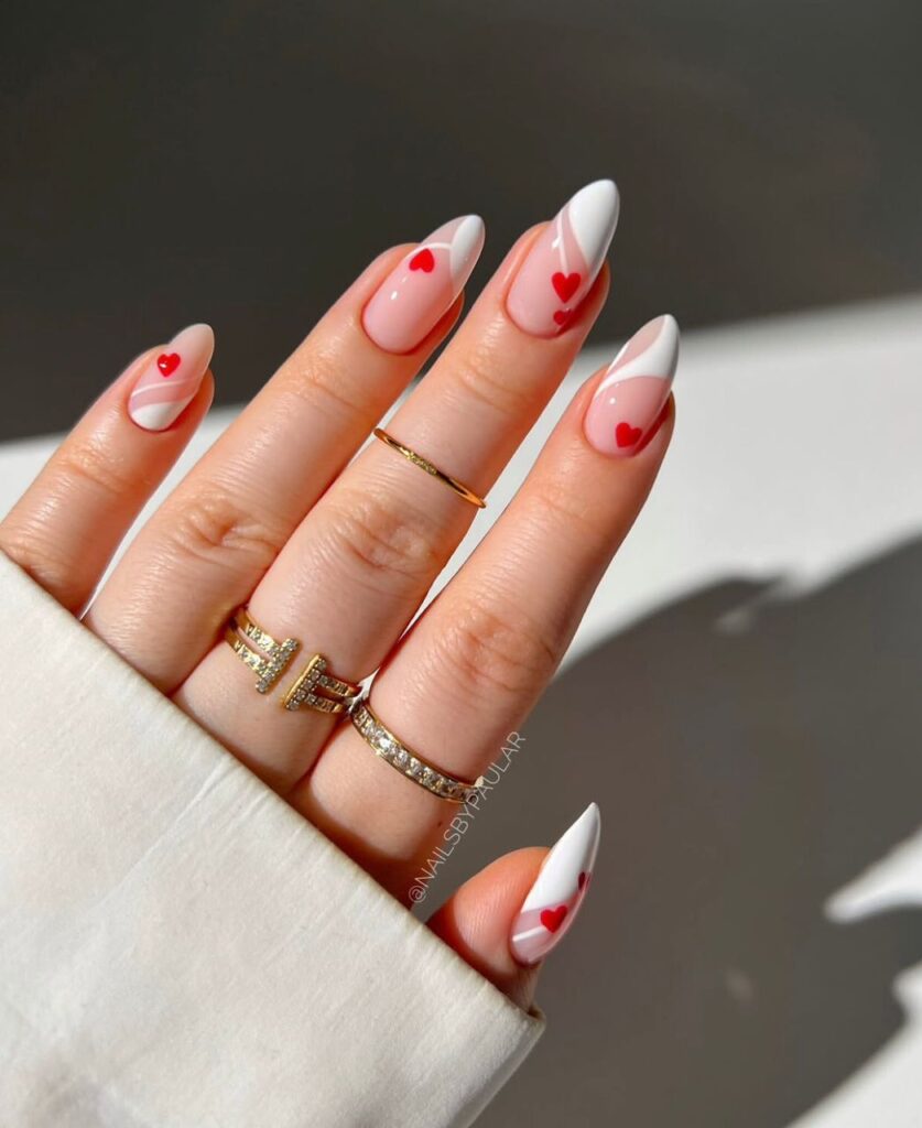 elegant february nail designs