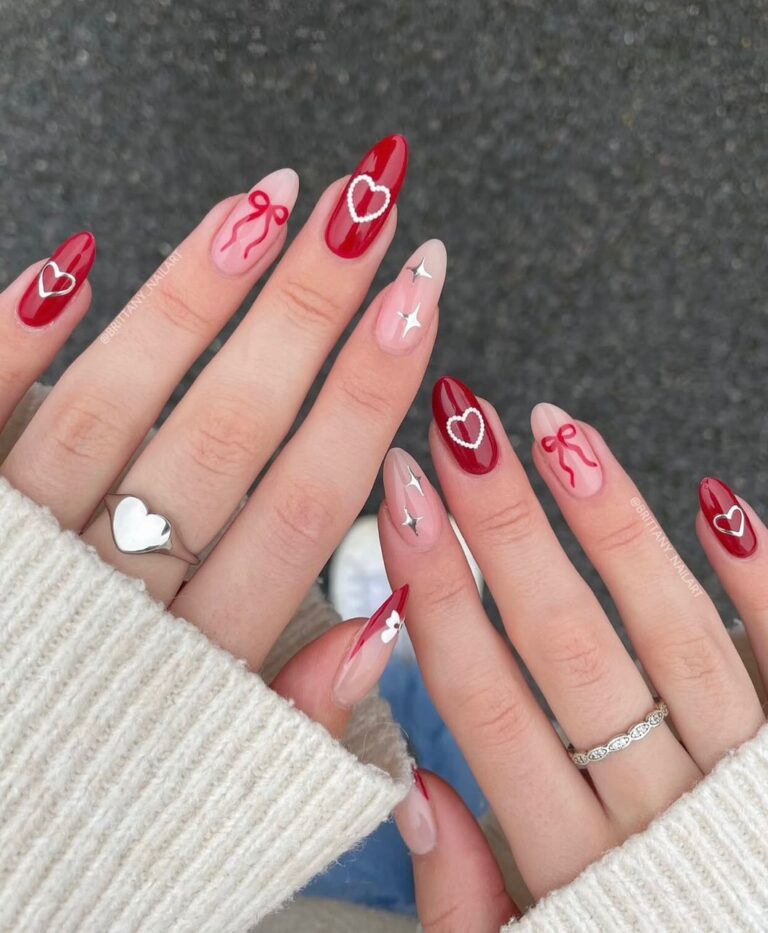 fun february nails