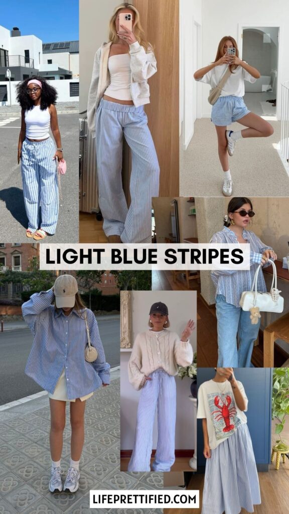 Light Blue Stripes