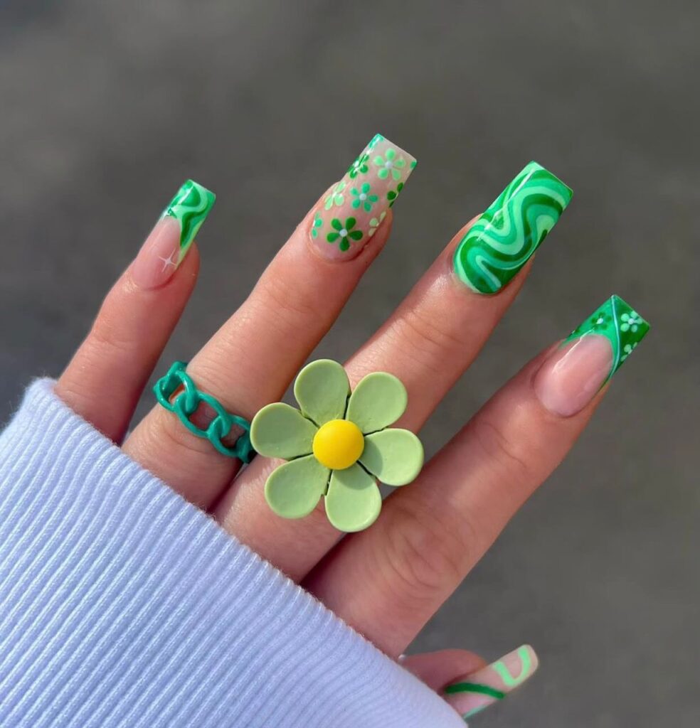 cute st patrick nails
