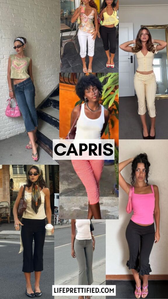 spring 2026 fashion trends - Capris