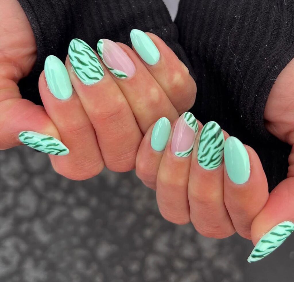 st patrick's day nails designs