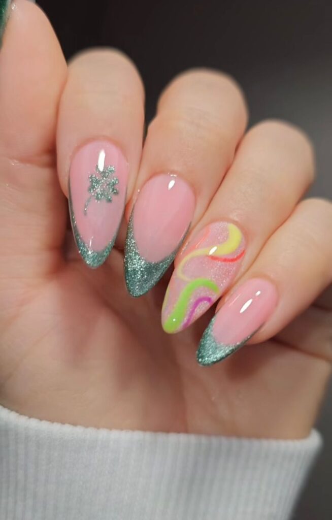 st patrick's day nails simple