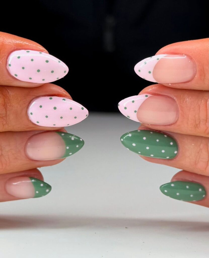 subtle st patricks day nails