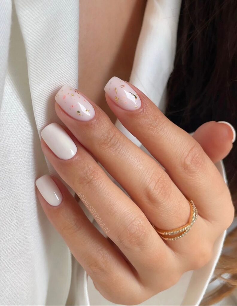 cute simple graduation nails