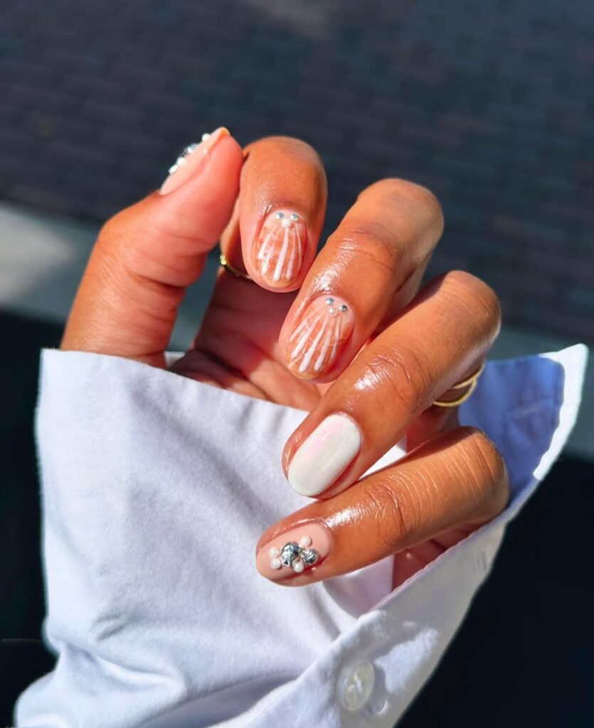 graduation nails black girl