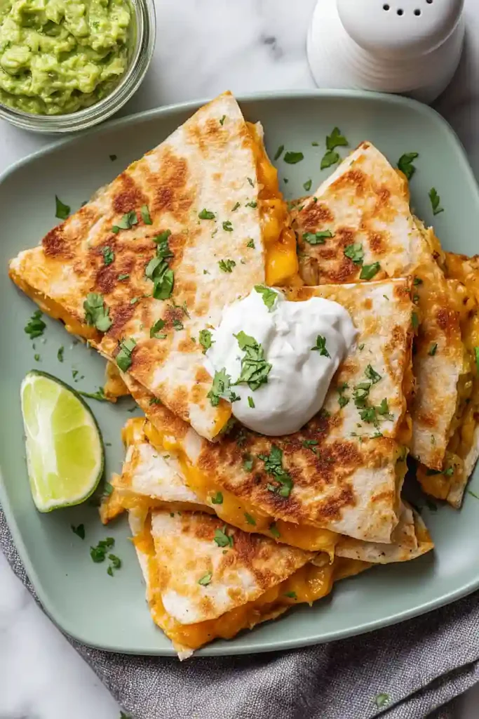 easy weeknight dinner recipe crispy quesadillas