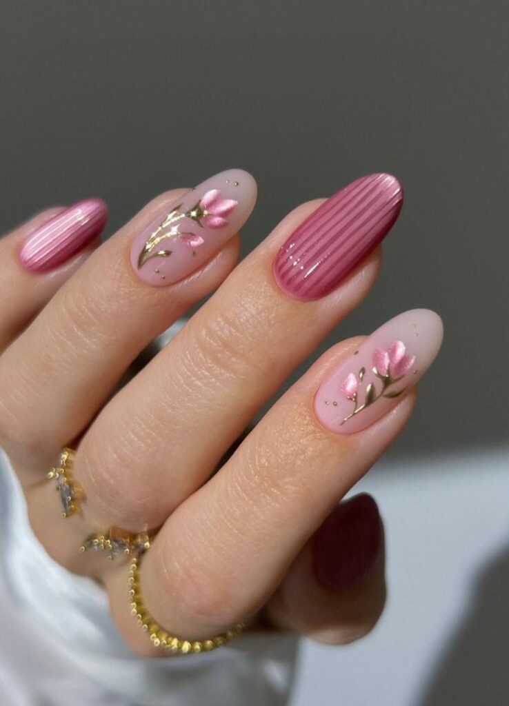 may flower nail designs