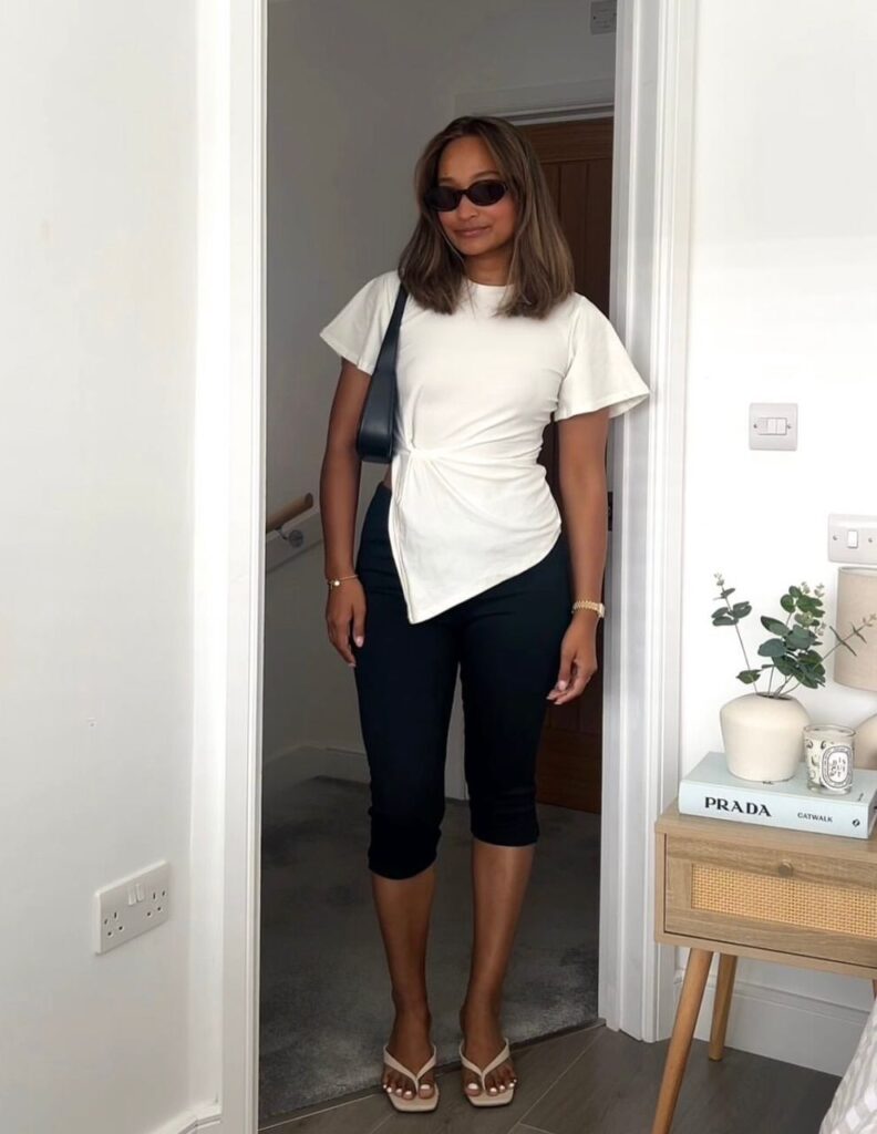 capri pants outfit ideas for ladies