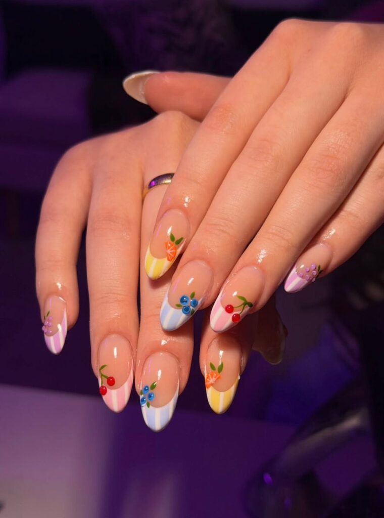 elegant summer nails