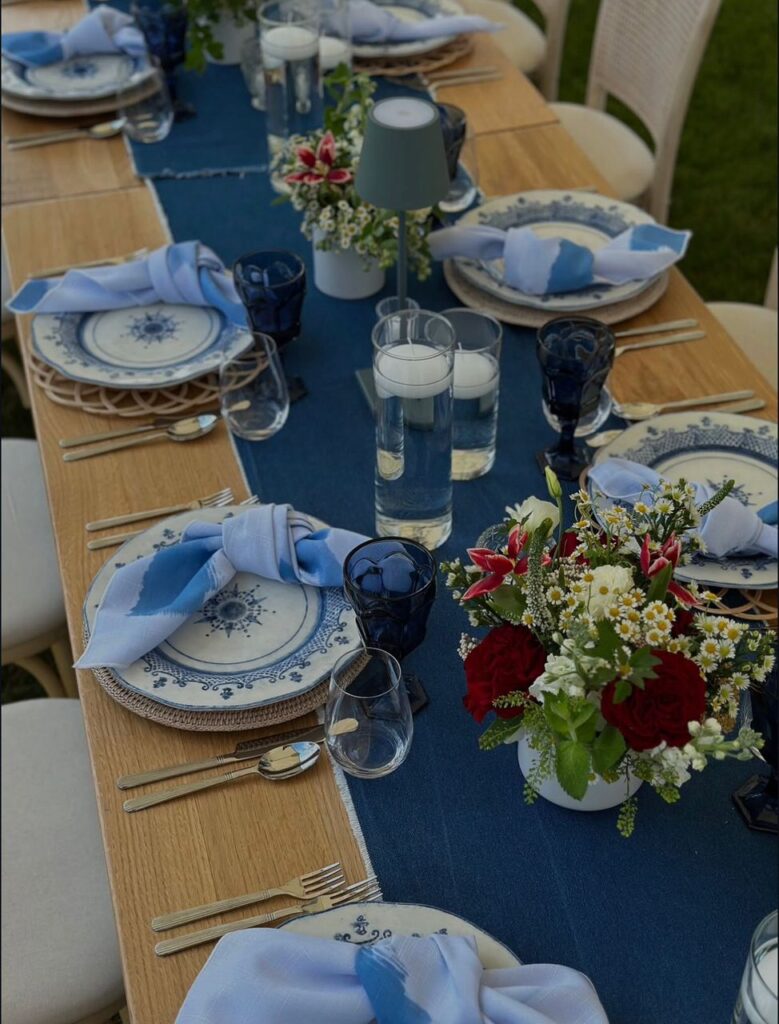 4th of july tablescape