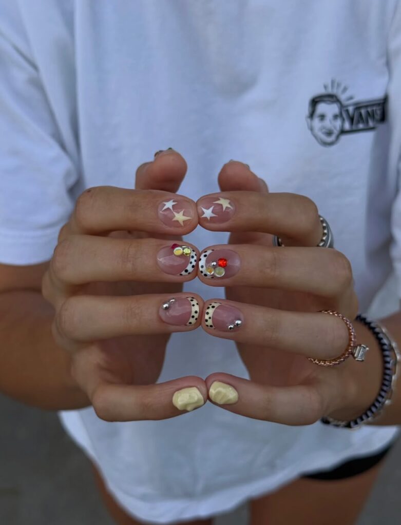 august gel nail designs