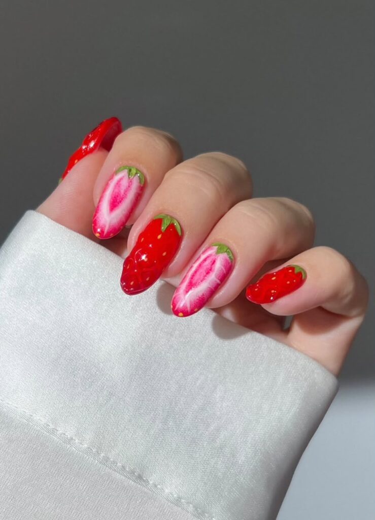 vibrant august nail designs