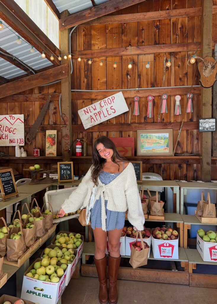apple picking outfits