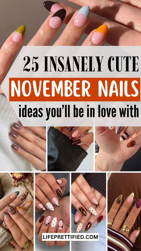 cute november nails